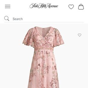 BEAUTIFUL MAC DUGALL Flutter sleeves, Maxi Dress Size 12.  Wore once.